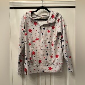 Star Patterned Hoodie